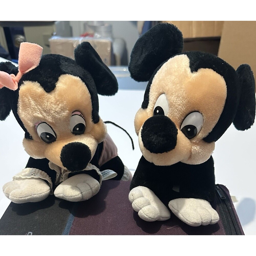 Vintage Disneyland 1984 Baby Mickey and Minnie Walt Disney Productions